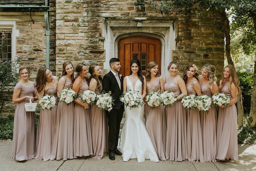 Bridesmaid and sale groomsmen outfits